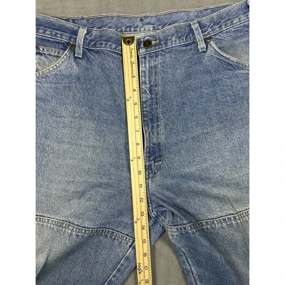 VTG 90s Y2K Dickies Carpenter Jeans Mens 38x30 Blue Denim Workwear Utility Pants